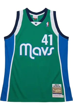 Mitchell & Ness Homme, Sport, Vert, Taille: S Maillot Dirk Nowitzki Dallas Mavericks 2004