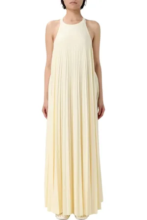 Sportmax Femme, Robes, , Taille: 42 FR Robe Maxi Sans Manches Noire