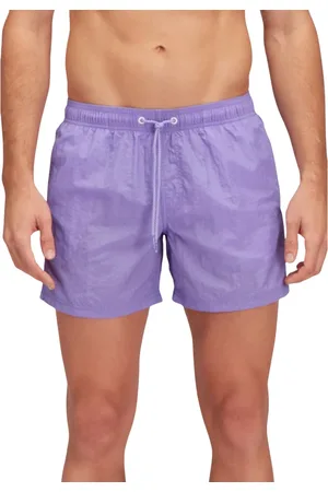 Sundek Homme, Maillots de bain, Violet, Taille: XL Short de Bain Métallisé Violet Arc-en-ciel