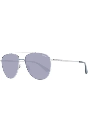 Hackett Homme, Accessoires, Gris, Taille: ONE Size Aviateur Lunettes de Soleil Grises pour Homme