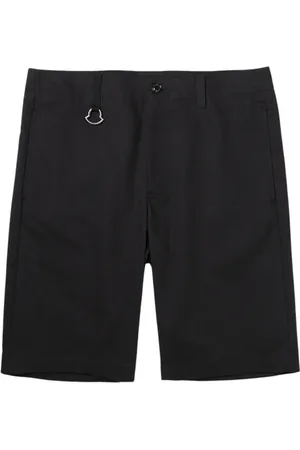 Moncler Homme, Shorts, Noir, Taille: XL Shorts en Gabardine Noirs