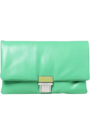 Msgm Femme, Sacs, Vert, Taille: ONE Size Pochette Vert avec Fermoir