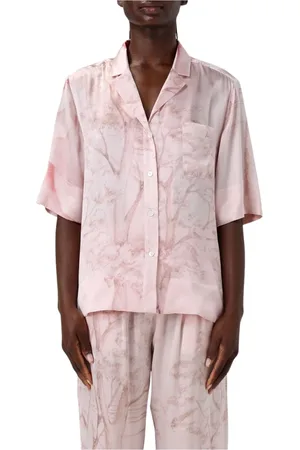 Kiton Femme, Blouses et Chemises, Rose, Taille: 36 FR Chemise de Soie de Luxe en Rose