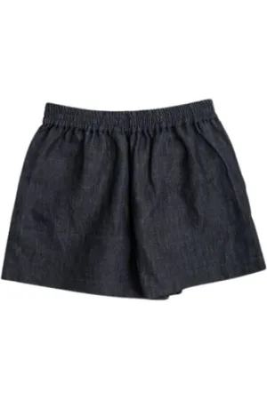 STUDIO NICHOLSON Homme, Shorts, Bleu, Taille: L Shorts en denim avec taille élastique