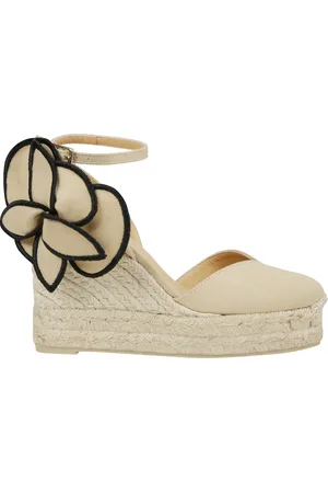 Castaner Femme, Chaussures, , Taille: 36 EU Espadrilles à talon haut avec dessus en coton