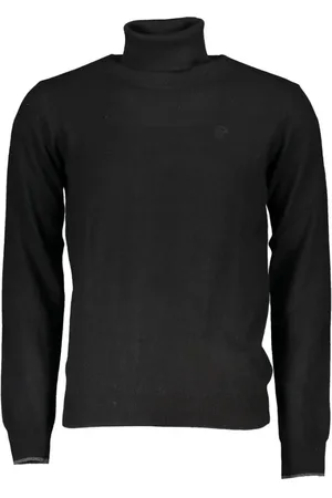 North Sails Homme, Pulls, Noir, Taille: M Pull col roul noir cologique en polyamide