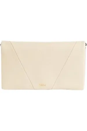 Chloé Femme, Sacs, , Taille: ONE Size Portefeuille à chaîne en cuir avec rabat