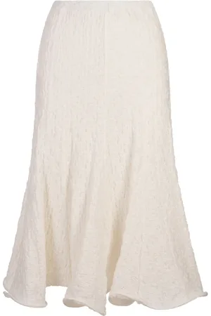 Msgm Femme, Jupes, Blanc, Taille: 34 FR Jupes Blanches Composition Polyester Coton