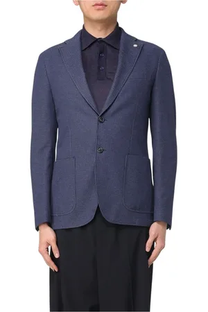 Manuel Ritz Homme, Vestes, Bleu, Taille: 4XL Blazer Bleu avec Revers