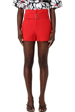 Msgm Femme, Shorts, Rouge, Taille: 36 FR Chemise courte élégante