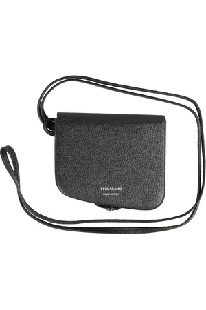 Salvatore Ferragamo Homme, Accessoires, Noir, Taille: ONE Size Portefeuilles & Porte-cartes Élégants