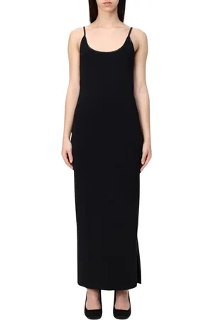 Emporio Armani Femme, Robes, Noir, Taille: 40 FR Robe Noire Élégante