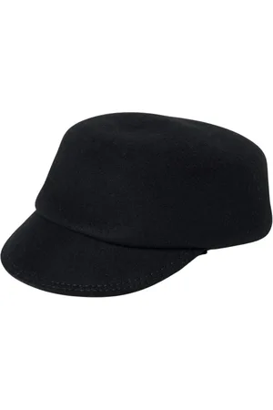 Alberta Ferretti Femme, Accessoires, Noir, Taille: S Casquette de baseball en feutre de laine noire