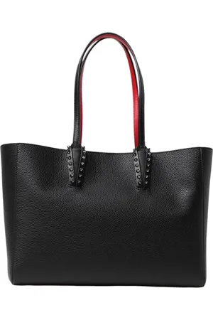 Christian Louboutin Femme, Sacs, Noir, Taille: ONE Size Élégant Sac Fourre-Tout Noir Spiked