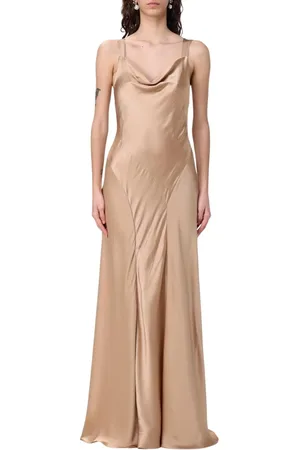 Alberta Ferretti Femme, Robes, Rose, Taille: 42 FR Robe Longue Rose Style Élégant