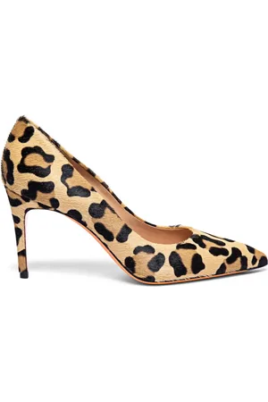 santoni Femme, Chaussures, Multicolore, Taille: 41 EU Escarpin à talon haut en cavallino imprimé animal pour femmes