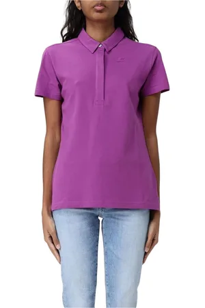 K-Way Femme, Tops, Violet, Taille: 36 FR Elegant Violet Polo