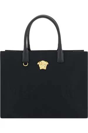 VERSACE Femme, Sacs, Noir, Taille: ONE Size Sac à main Medusa avec Plaque Métallique