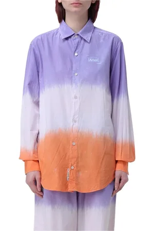 ARIES Femme, Blouses et Chemises, Multicolore, Taille: 38 FR Chemise à Manches Longues Multicolore