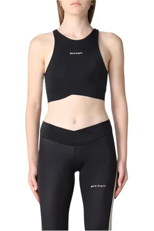 Palm Angels Femme, Sport, Noir, Taille: 36 FR Soutien-gorge de sport noir à col haut