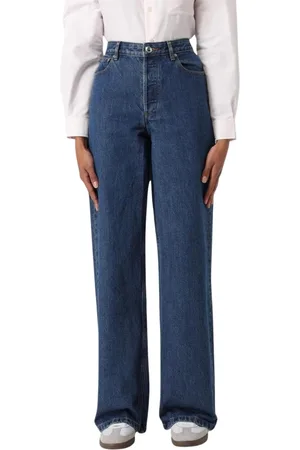 A.P.C. Femme, Jeans, Bleu, Taille: W27 Jean taille haute lavage foncé