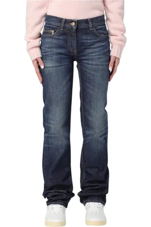 Palm Angels Femme, Jeans, Bleu, Taille: W29 Jean droit classique 5 poches