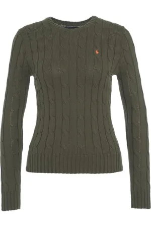 Ralph Lauren Femme, Pulls, Vert, Taille: 38 FR Pull Vert en Tricot
