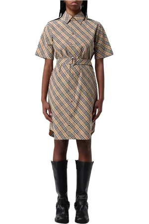 Burberry Femme, Robes, , Taille: 36 FR Élégante Robe Mini Ceinturée