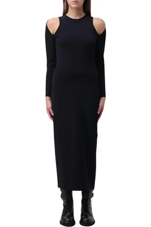 Dsquared2 Femme, Robes, Noir, Taille: 38 FR Robe Longue Noire Élégante