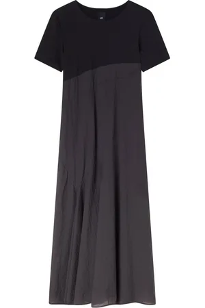 add Femme, Robes, Noir, Taille: 36 FR Robe à Manches Courtes en Ripstop Respirant