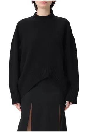 The Attico Femme, Pulls, Noir, Taille: 40 FR Elegant Cashmere Sweater