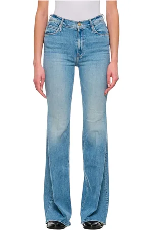 Mother Femme, Jeans, Bleu, Taille: W30 Jean Skinny Bleu Délavé