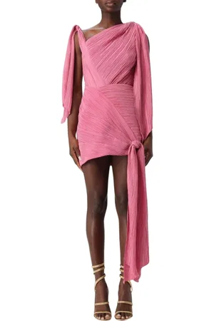 Cult Gaia Femme, Robes, Rose, Taille: 36 FR Robe Mini Rose à Une Épaule
