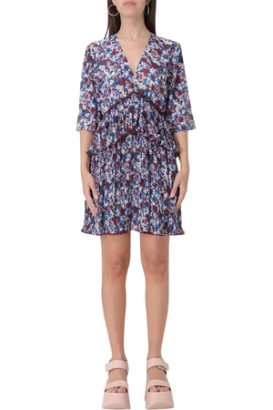 Ganni Femme, Robes, Multicolore, Taille: 42 FR Robe Mini Florale Colorée