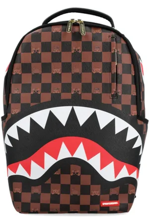 Sprayground Unisex, Sacs, Brun, Taille: ONE Size Sac à dos Character Check
