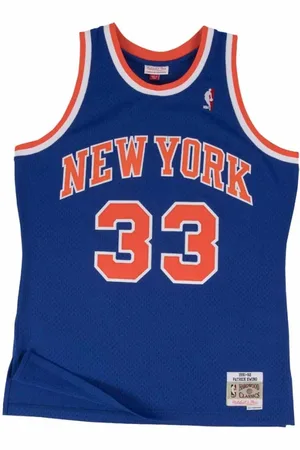 Mitchell & Ness Homme, Sport, Bleu, Taille: M Maillot Swingman Patrick Ewing Knicks