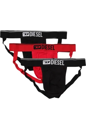 Diesel Homme, Sous-vêtements, Noir, Taille: L Élégant Confortable Jockstrap 3Pack Sous-vêtements