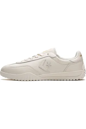 Converse Femme, Chaussures, Blanc, Taille: 37 EU Baskets Style Rétro Blanc avec Accents Dorés