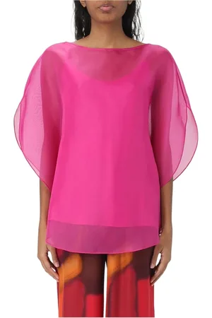 GIANLUCA CAPANNOLO Femme, Blouses et Chemises, Rose, Taille: 38 FR Fuchsia Boat Neck Top