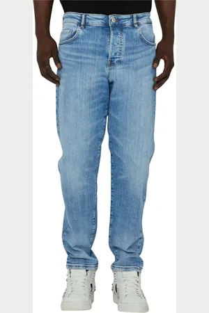 John Richmond Homme, Jeans, Bleu, Taille: W32 Jean slim lavage clair