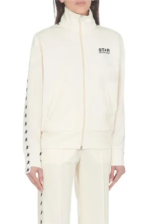 Golden Goose Femme, Sweatshirts et sweats à capuche, Jaune, Taille: 38 FR Veste de Survêtement Jaune