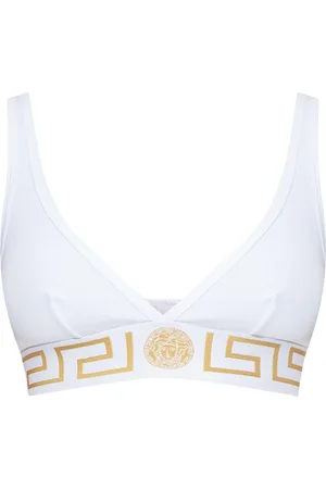 VERSACE Femme, Sous-vêtements, Blanc, Taille: 40 FR Soutien-gorge en coton