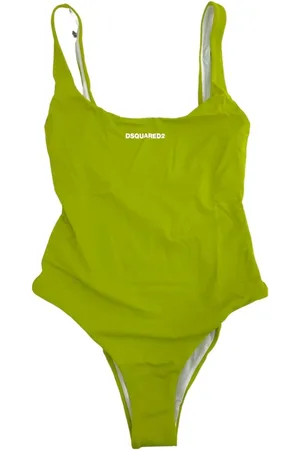 Dsquared2 Femme, Maillots de bain, Vert, Taille: 34 FR Maillot Une Pièce Élégant