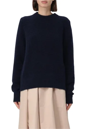 K-Way Femme, Pulls, Bleu, Taille: 42 FR Pull noir en alpaga à col rond
