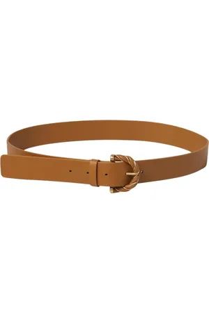 Bottega Veneta Femme, Accessoires, Brun, Taille: 80 CM Ceinture en Cuir avec Boucle Torsadée