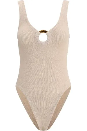 Hunza G Femme, Maillots de bain, , Taille: ONE Size Maillot de bain une pièce avec encolure dégagée