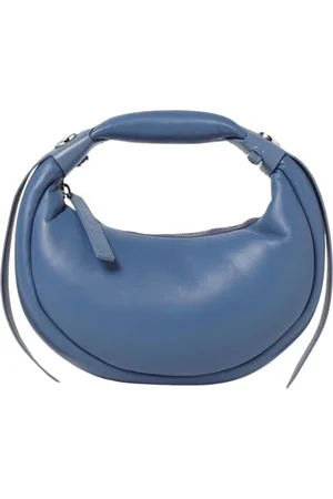 Hogan Femme, Sacs, Bleu, Taille: ONE Size Sac Pochette en Cuir Noir