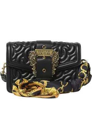 VERSACE Femme, Sacs, Noir, Taille: ONE Size Sac Bandoulière en Cuir Matelassé