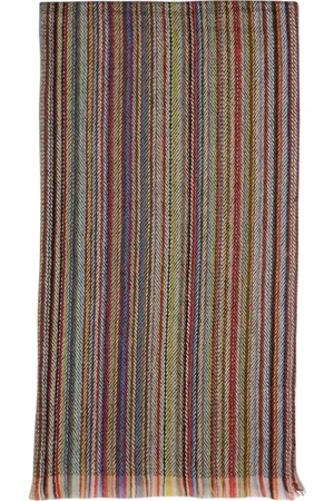 Paul Smith Femme, Accessoires, Multicolore, Taille: ONE Size Écharpe en Laine Rayée