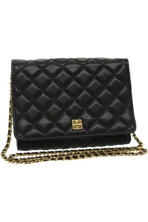 Givenchy Femme, Pre-owned, Noir, Taille: ONE Size Pre-owned Cuir sacs-ports-paule